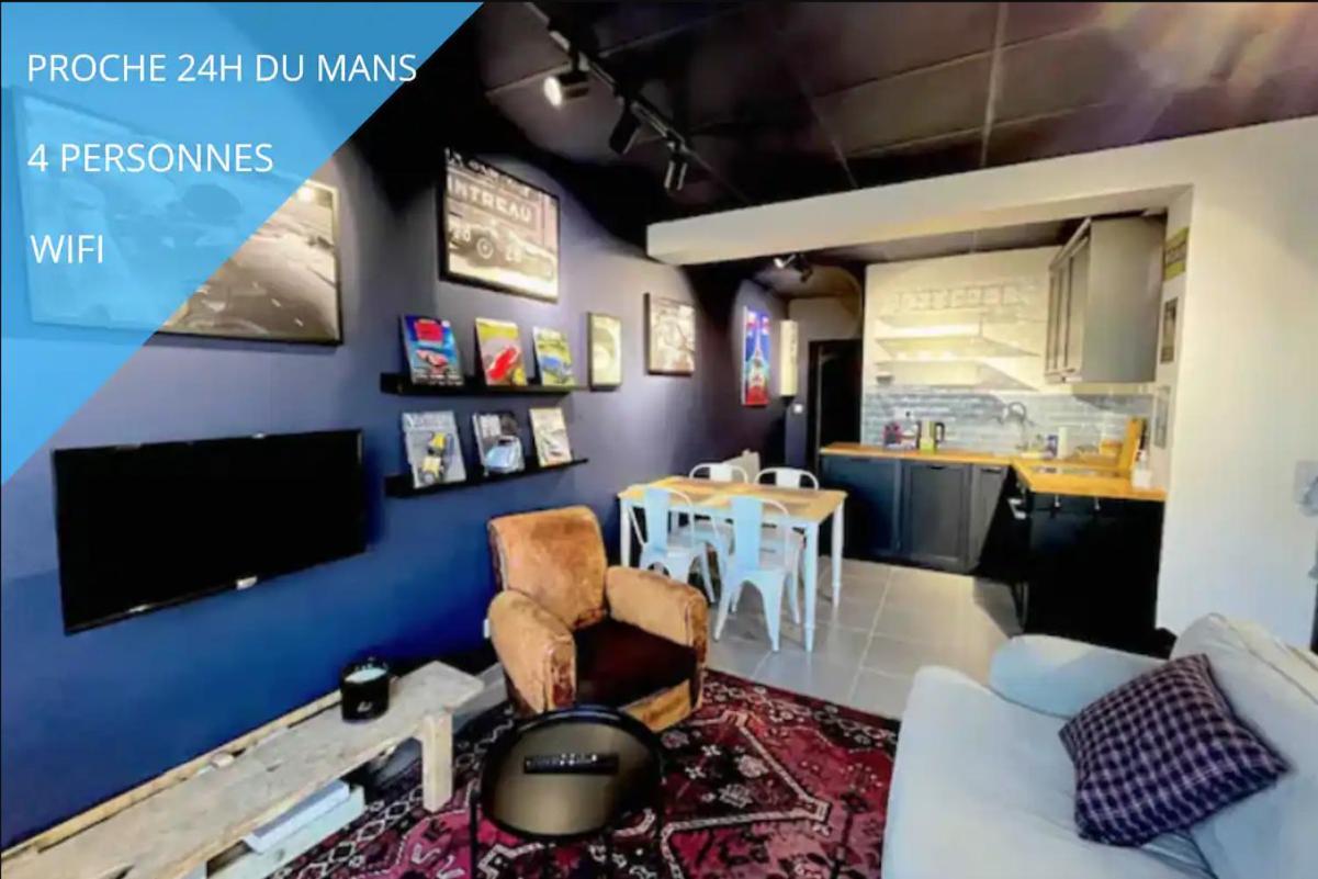 Grand T2 Chic Proche Circuit Tram Centre Ville Le Mans Bagian luar foto